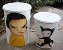 ZINC GARBAGE BINS